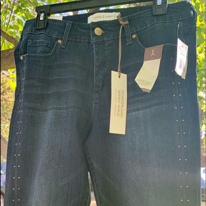 American Vintage- Skinny Ankle Lux Lift- Royal Noir- 8